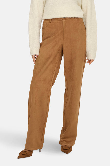 ONLINA LIFE MW STR FAUX SUEDE PANT PNT