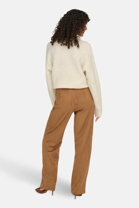 ONLINA LIFE MW STR FAUX SUEDE PANT PNT