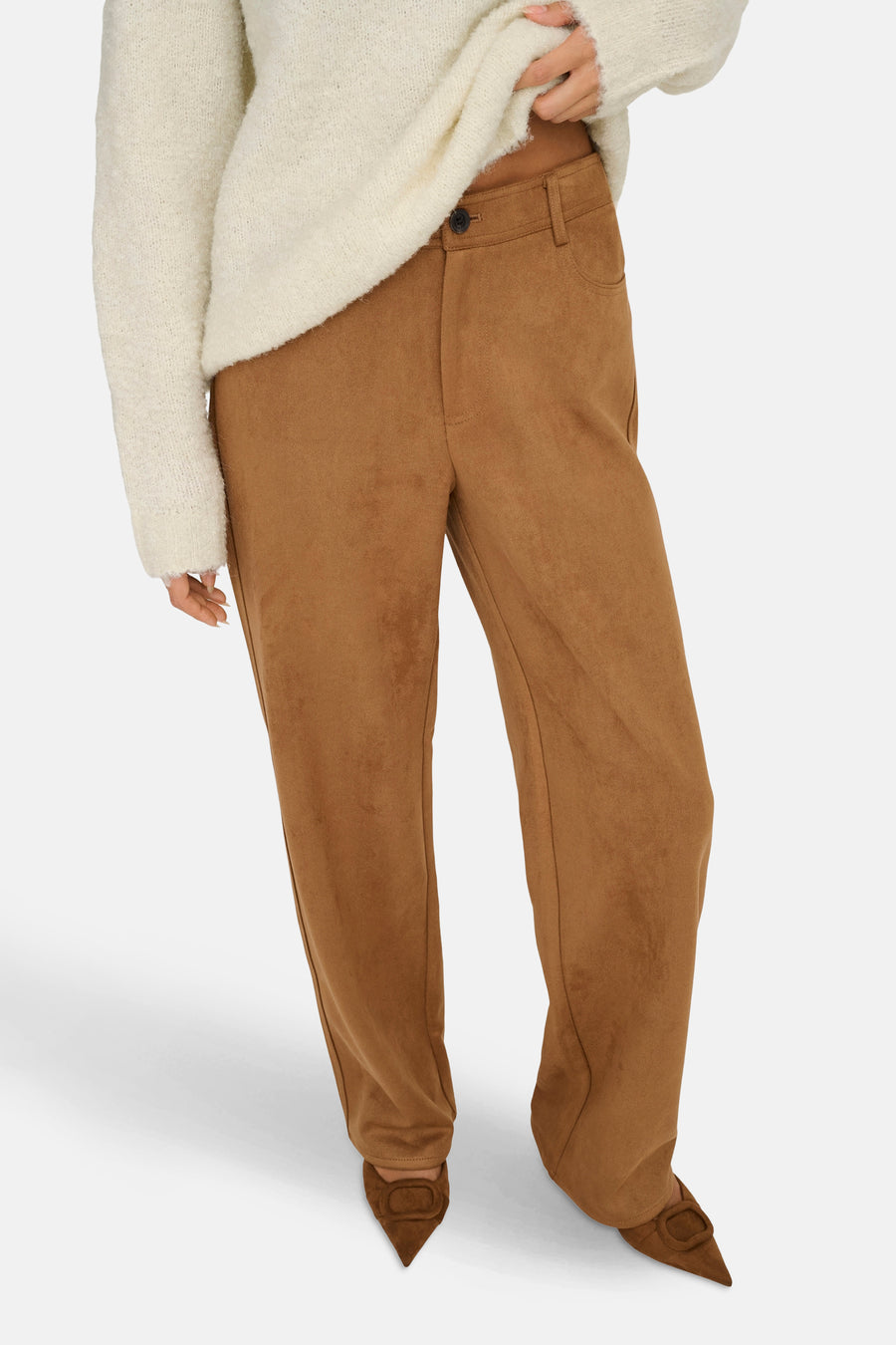 Pantalon - Brun - ONLY®