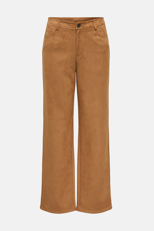 ONLINA LIFE MW STR FAUX SUEDE PANT PNT
