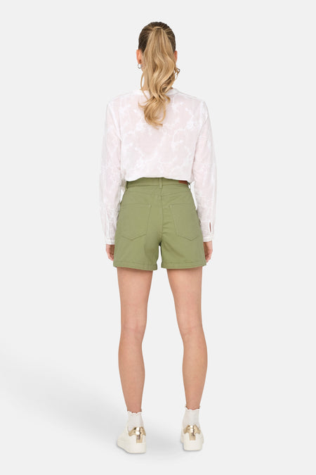 ONLVEGA-LIV HW MOM SHORTS COL PNT SMU