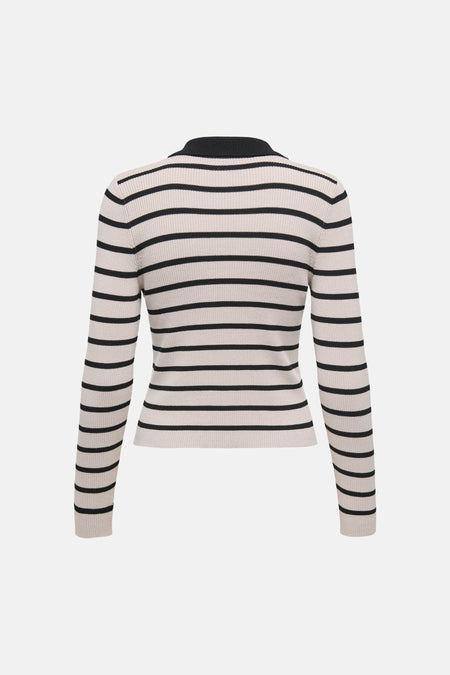 Pull col O Écru - ONLY®