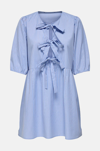 ONLCLARA TESSA LIFE SS BOW DRESS WVN