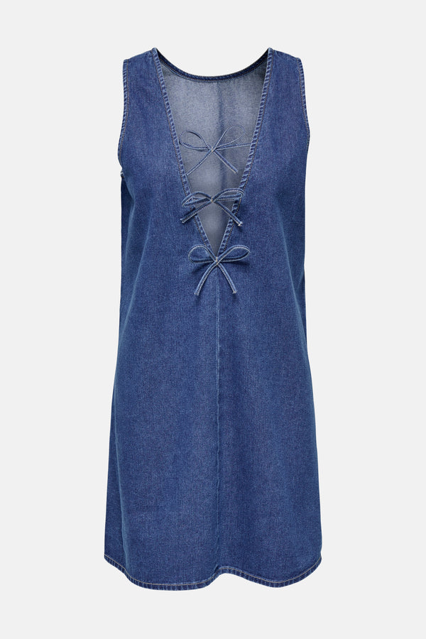 	Dames tops kleed zonder mouw Mid blue denim - ONLY®