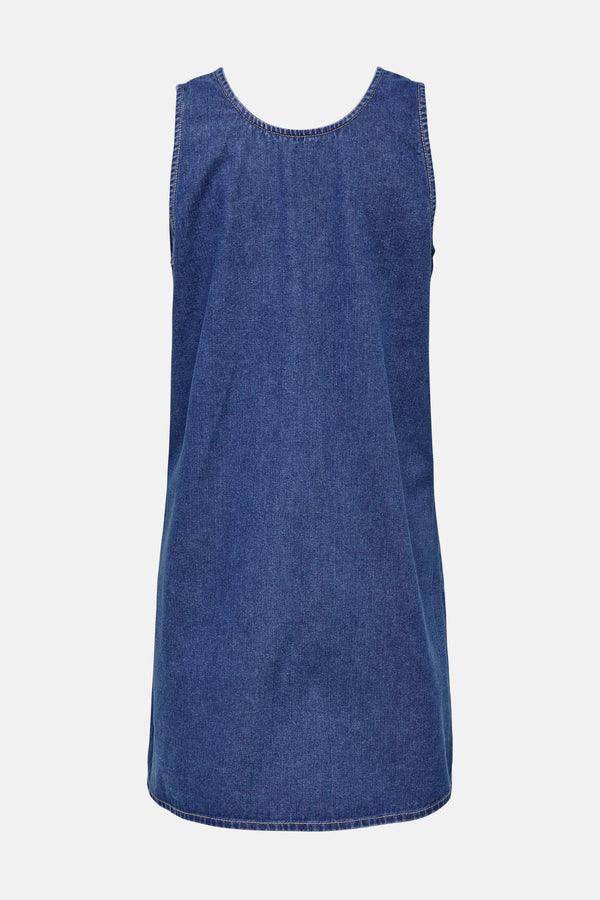 	Dames tops kleed zonder mouw Mid blue denim - ONLY®