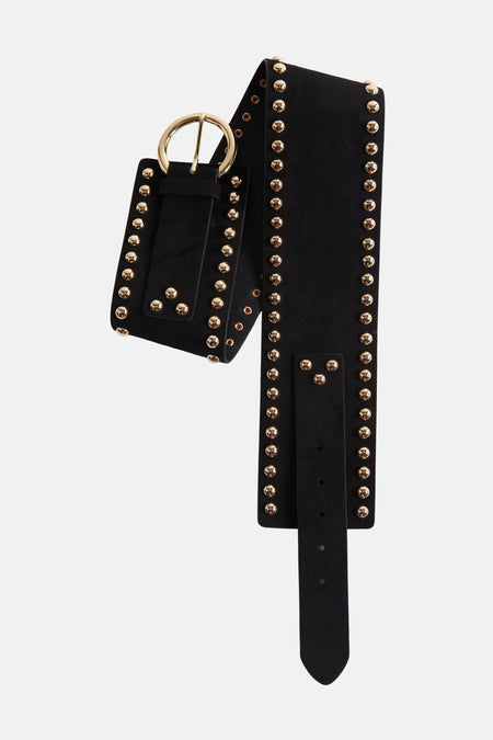 ONLELLIE STUD FAUX SUEDE WAIST BELT ACC
