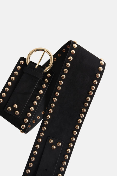 ONLELLIE STUD FAUX SUEDE WAIST BELT ACC