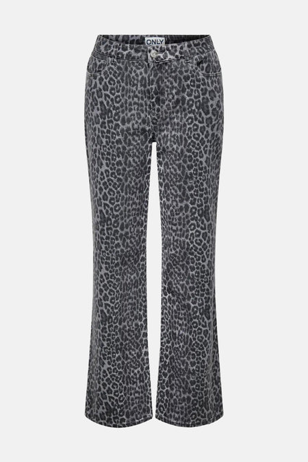 ONLCOBAIN-MIE REG WIDE ANIMAL PANT PNT
