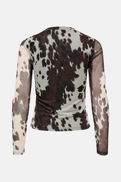 T-shirt à manches longues - Brun