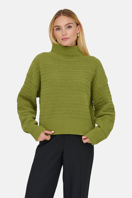 ONLGLOBE LS HIGHNECK BF KNT