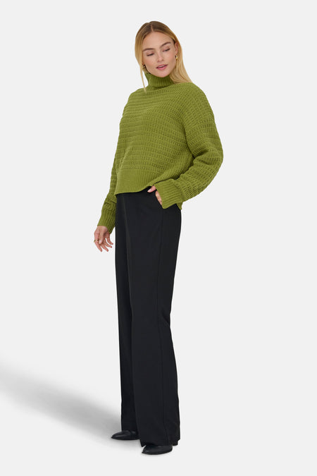 ONLGLOBE LS HIGHNECK BF KNT