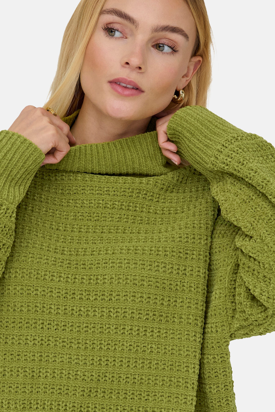 Pull à col roulé - vert - ONLY® - 5