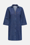 Robes manches courtes Dark blue denim - JDY