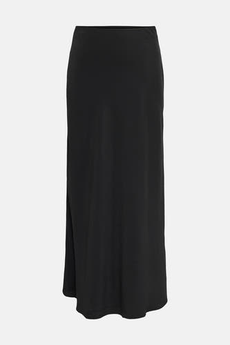 Zwarte lange rok van JDY met een subtiele textuur en een relaxte pasvorm.