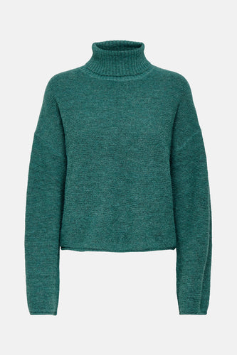 Pull col roulé vert - JDY - JDY