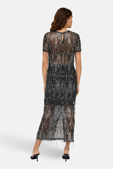 ONLSPACY SS SEQUINS TOP WVN