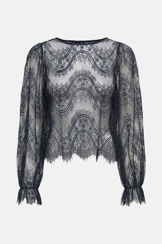 JDYALICE L/S LACE TOP JRS
