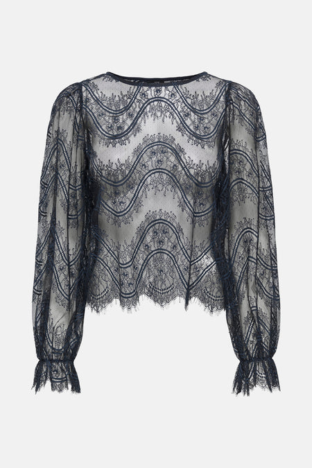 JDYALICE L/S LACE TOP JRS