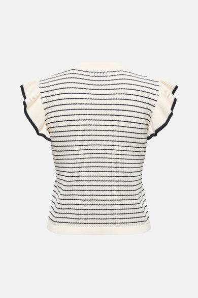 JDYCARICE S/L FRILL PULLOVER KNT NOOS