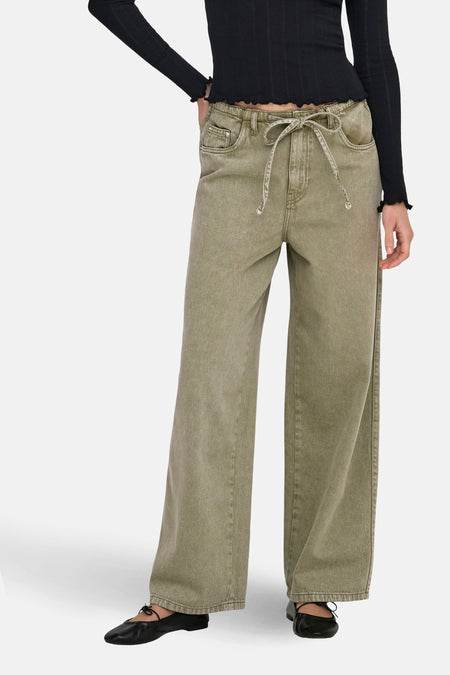 Jeans coloré - Kaki