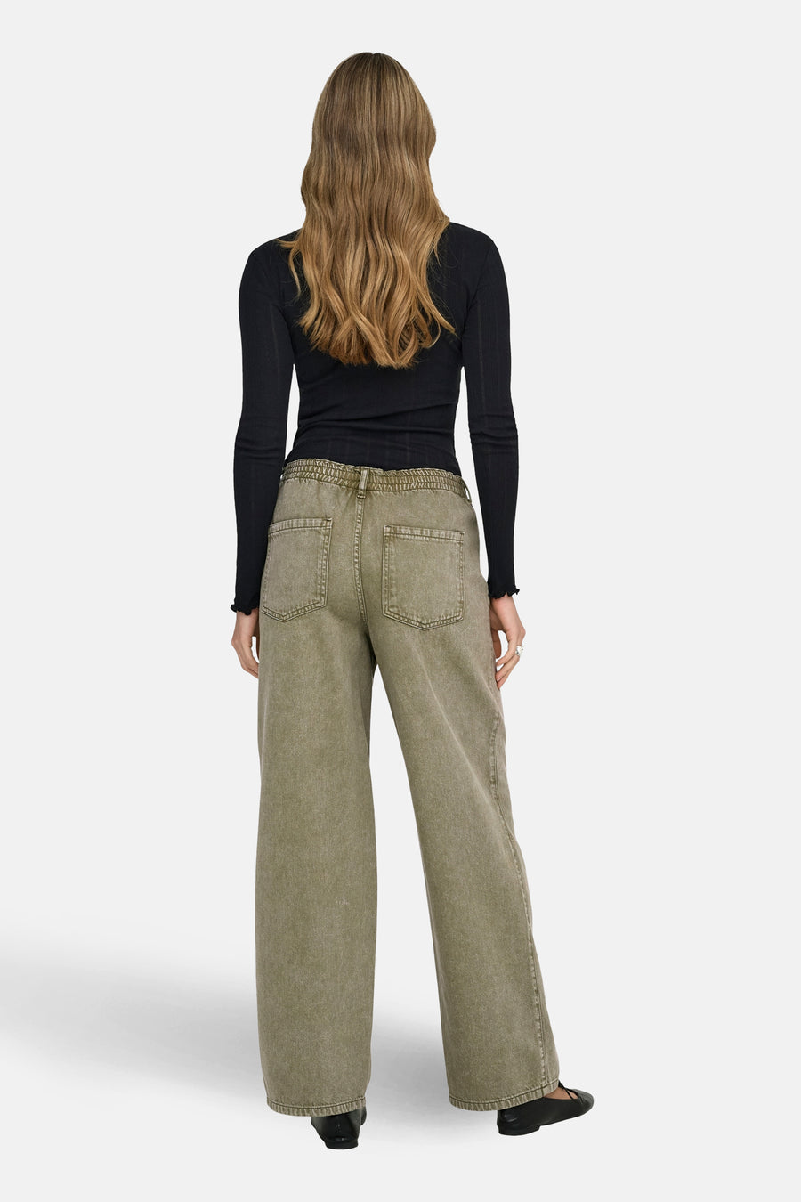 Jeans coloré - Kaki