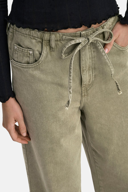 Jeans coloré - Kaki