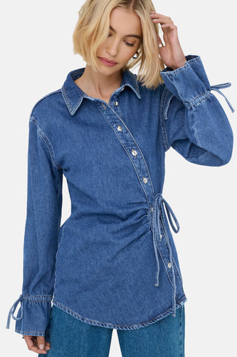 Chemise en jean mid blue denim - ONLY® - ONLY® - 5