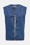 Top - mid blue denim
