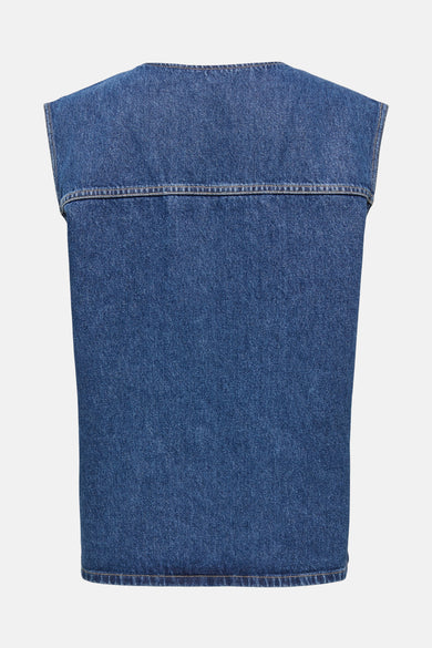 Top - mid blue denim