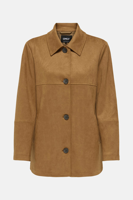 ONLNORMA FAUX SUEDE COAT OTW