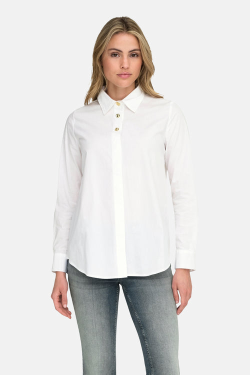 Chemise à manches longues - blanc