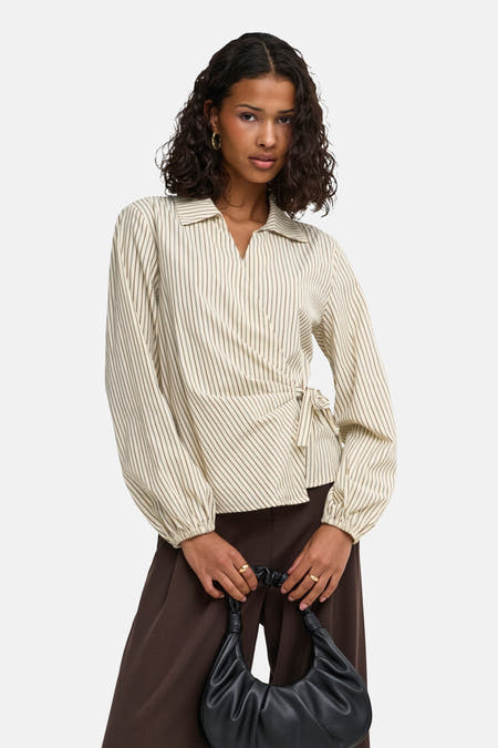 Chemise à manches longues - Eggnog