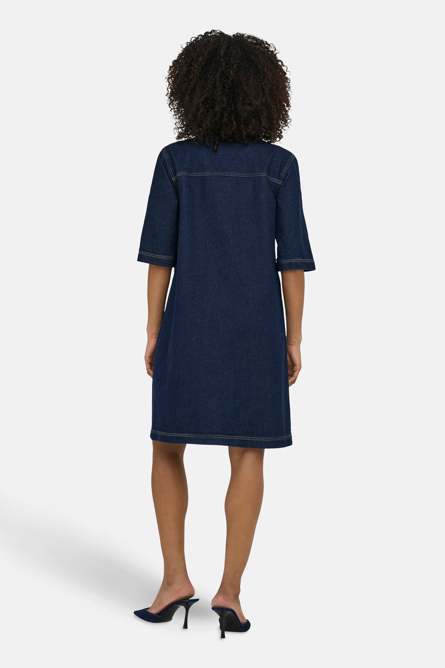 Robe à manches courtes - Dark blue denim - JDY - 3