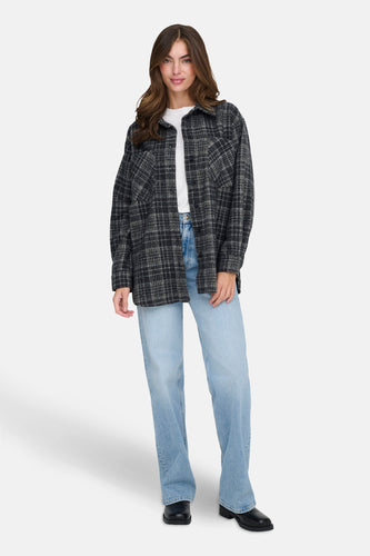 JDYNOA L/S LOOSE CHECK SHIRT WVN EXP
