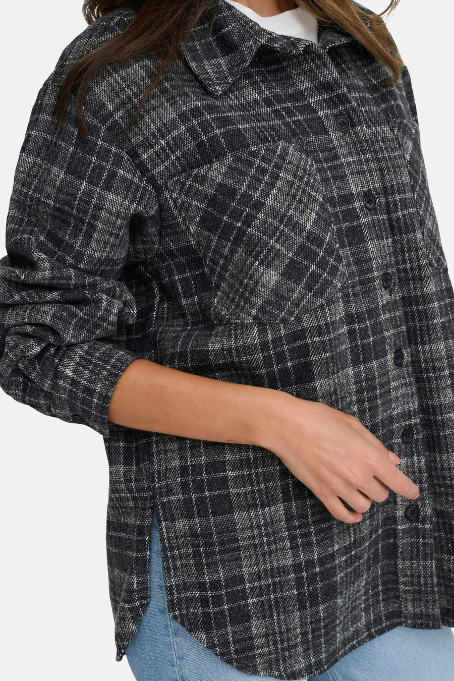 JDYNOA L/S LOOSE CHECK SHIRT WVN EXP