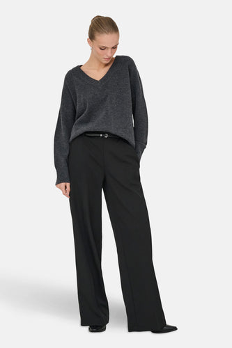 ONLMARI LS LOOSE V-NECK KNT