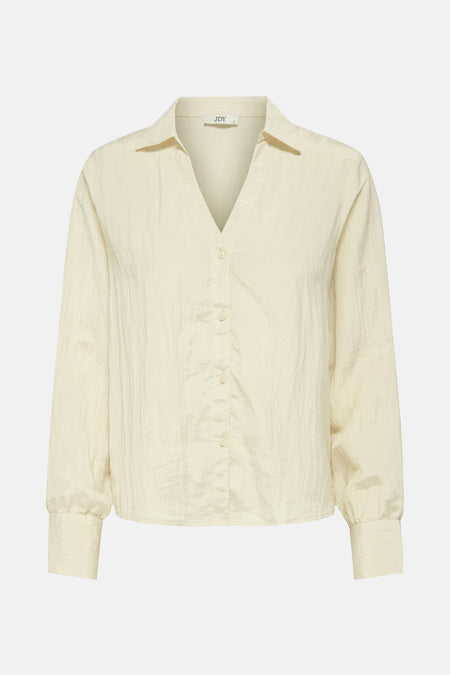Chemise à manches longues - écru
