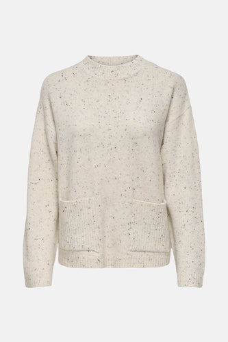 Pull à col rond - écru - JDY