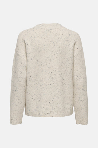 Pull à col rond - écru - JDY