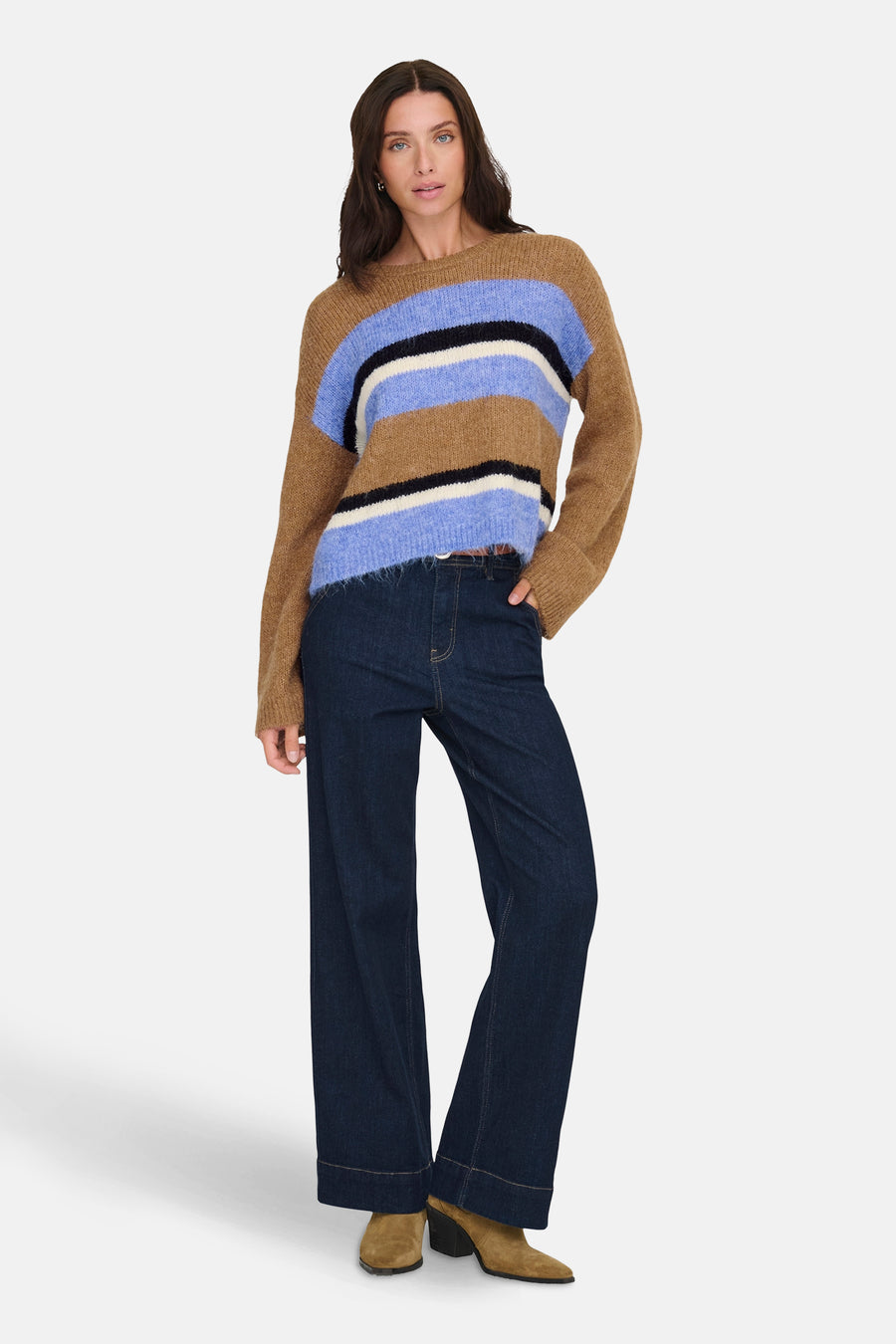 Pull à col rond - multicolore - ONLY®