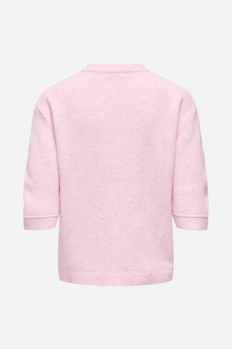 T-shirt rose avec col rond de JDY, dos en tricot.