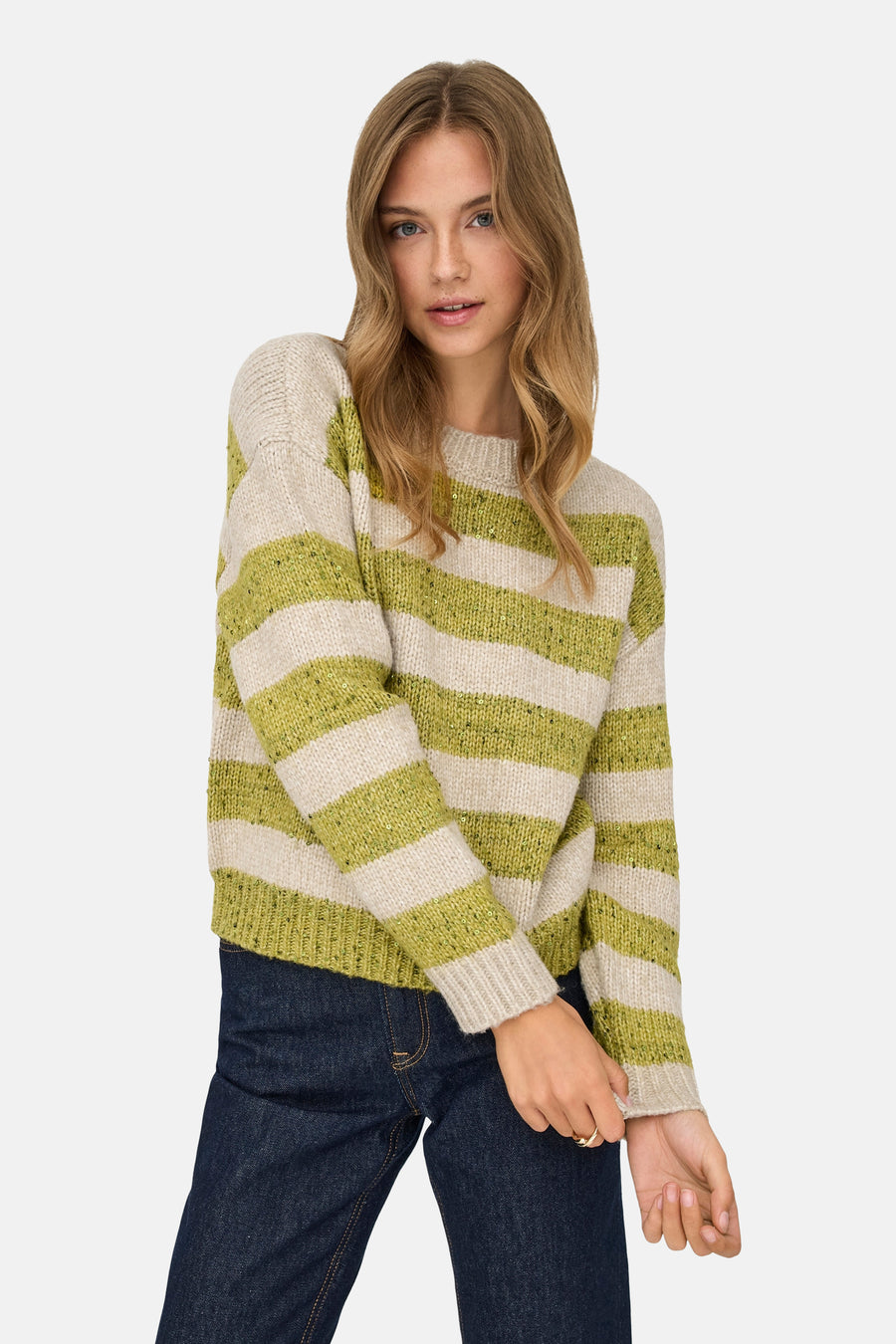 Pull à col rond - Multicolore - ONLY® - 4