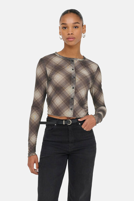 ONLELVA L/S MESH CARDIGAN BOX JRS