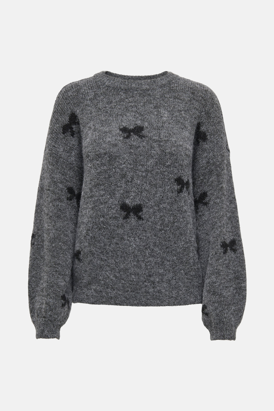 ONLBRUNHILDA LIFE LS BOW O-NECK KNT