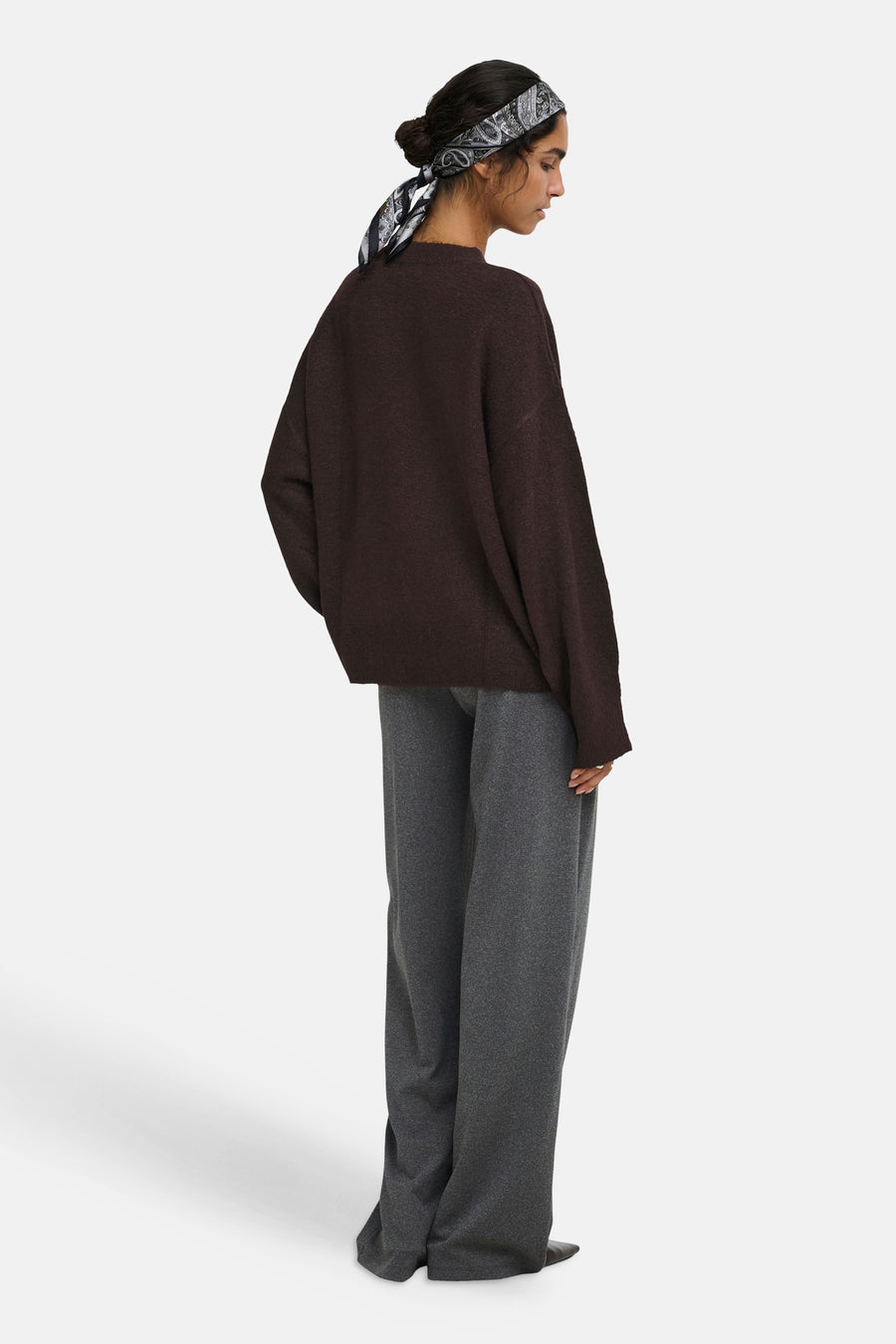 Pull col O brun - JDY