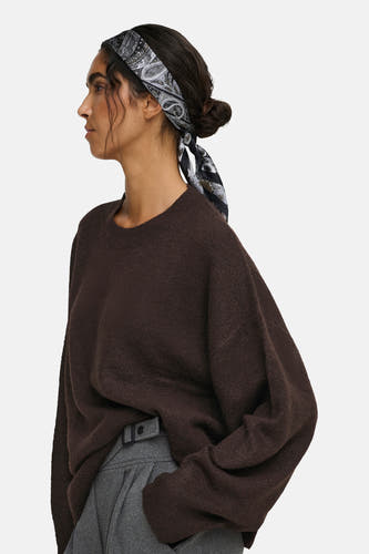 Pull col O brun - JDY