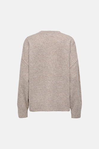 Pull col O beige - JDY