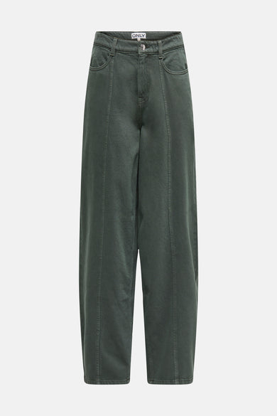 Pantalon vert de ONLY ONLY avec po po et et des décor décorativesatives