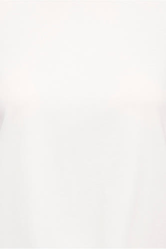 T-shirt blanc à manches courtes ONLY®, uni et avec une subtile texture.