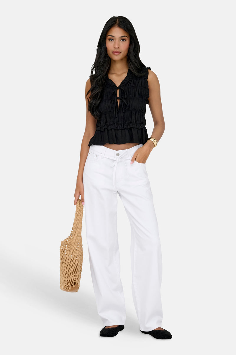 GIANNA - white denim